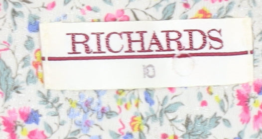 Richards Women's Multicoloured Floral A-Line Dress Size 10