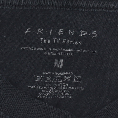 Friends TV Series Men's Black Medium T-Shirt