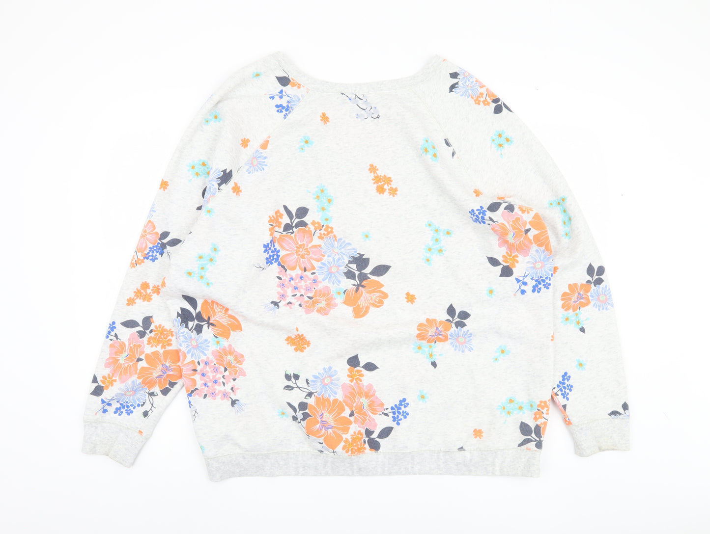 Old Navy Women's Multicoloured 2XL Floral Pullover Sweatshirt