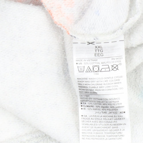 Old Navy Women's Multicoloured 2XL Floral Pullover Sweatshirt