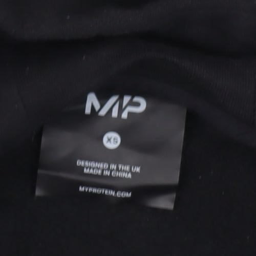 MP Men's Black Pullover Hoodie, XS, Fleece, Hooded