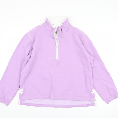 Dock of the Bay Women’s Purple Zip Sweatshirt Size 16
