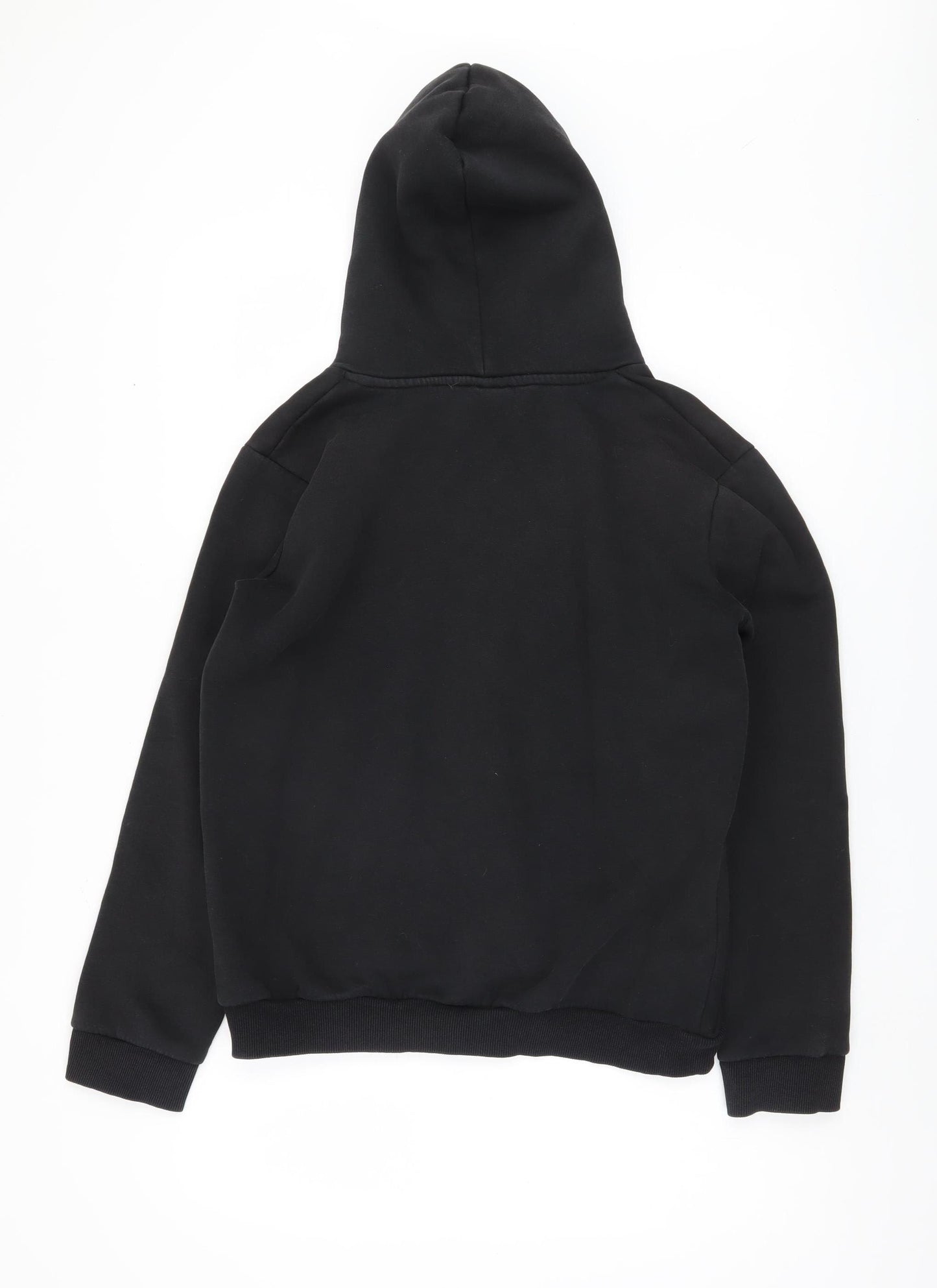 Hype Boys Black Pullover Hoodie Size 14 Years Logo Design