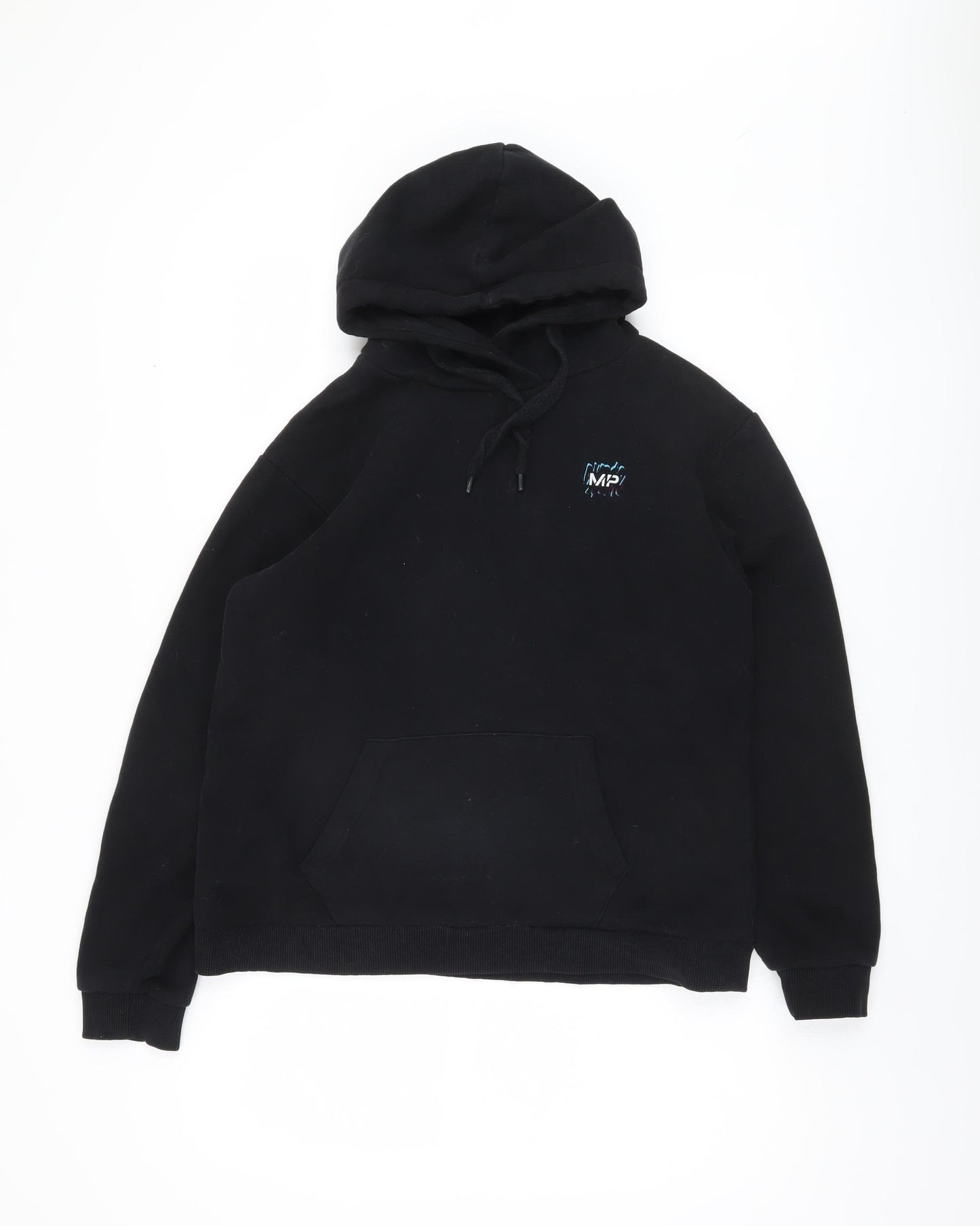 MP Unisex Black Pullover Hoodie - Size S, Logo & Graphic