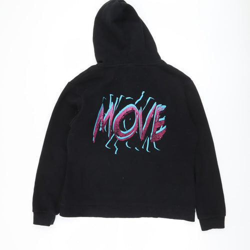 MP Unisex Black Pullover Hoodie - Size S, Logo & Graphic