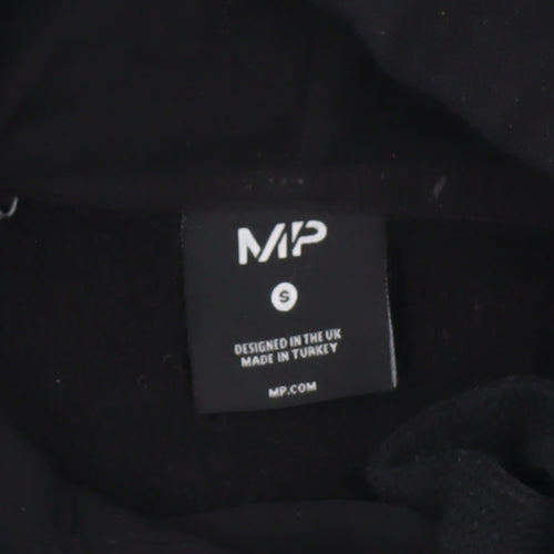 MP Unisex Black Pullover Hoodie - Size S, Logo & Graphic