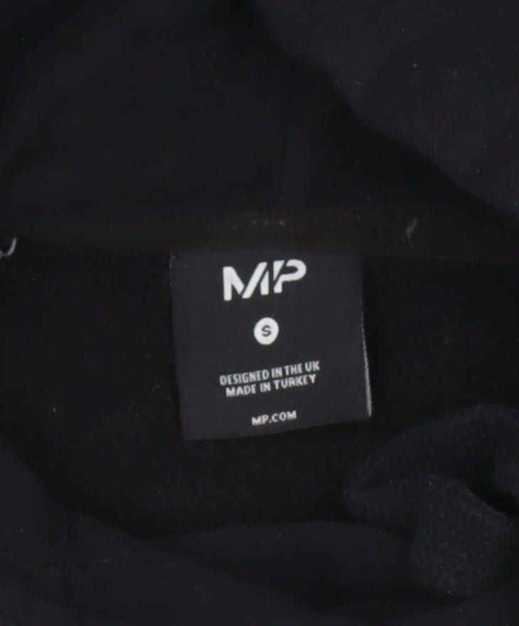 MP Unisex Black Pullover Hoodie - Size S, Logo & Graphic