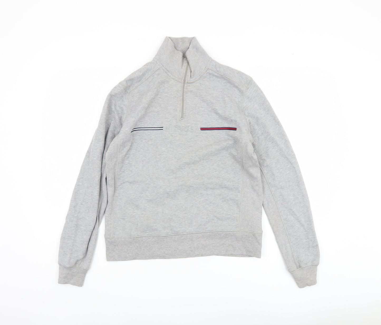 Tommy Hilfiger Grey Sweatshirt Unisex S Casual