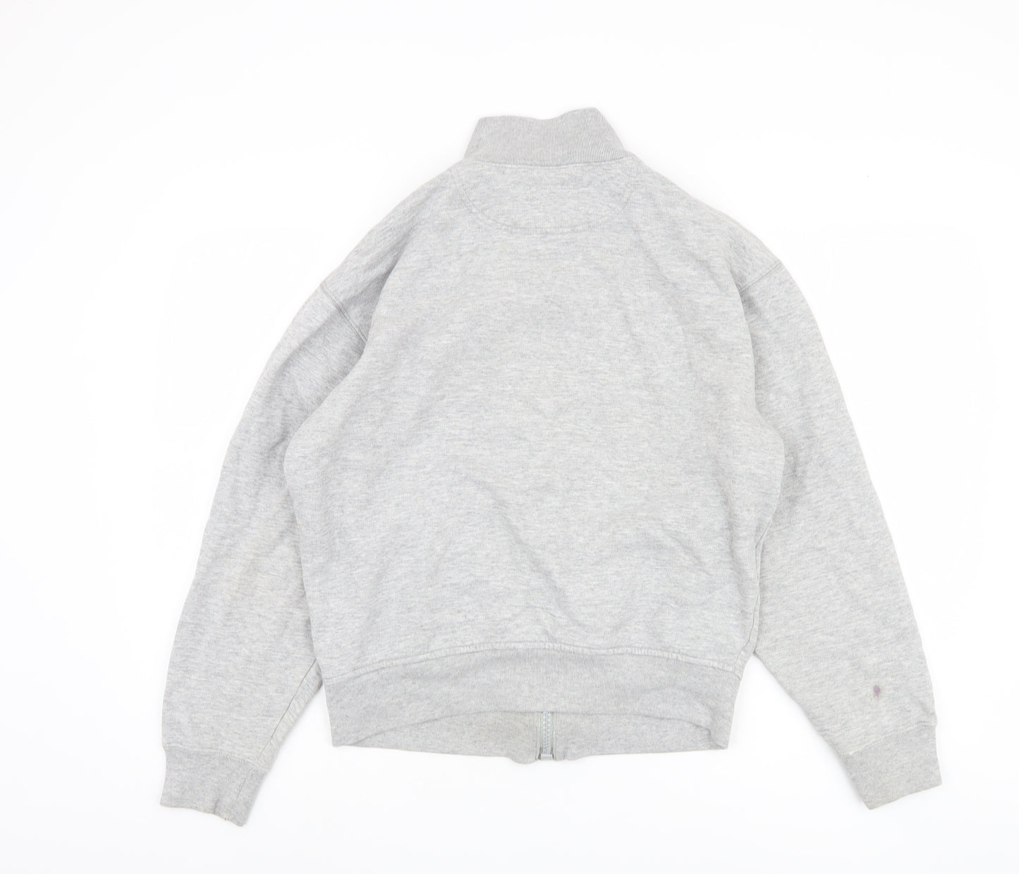 Schott Women's Grey Cotton Basic Jacket M