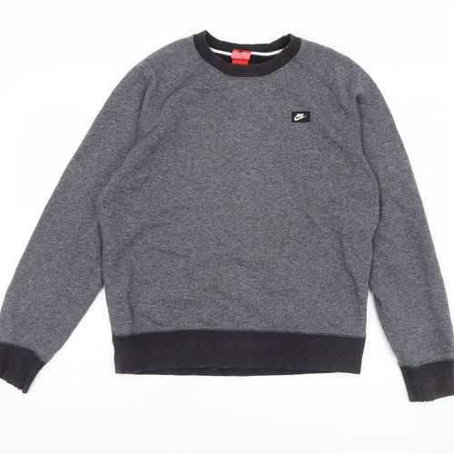 Nike Men's Grey Pullover Sweatshirt M