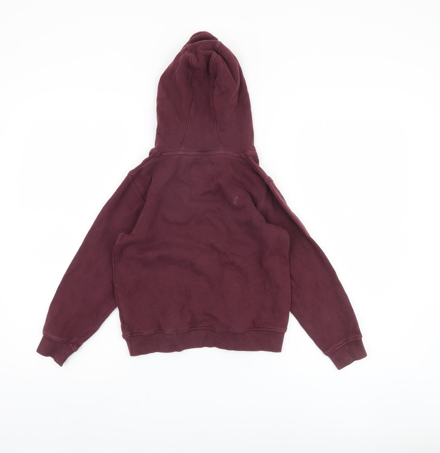 Animal Girls Burgundy Hoodie 7-8 Years Pullover Logo
