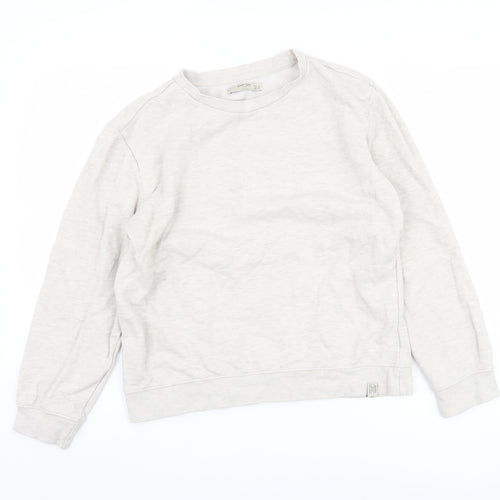 Mango Unisex Beige Sweatshirt Pullover Size 10