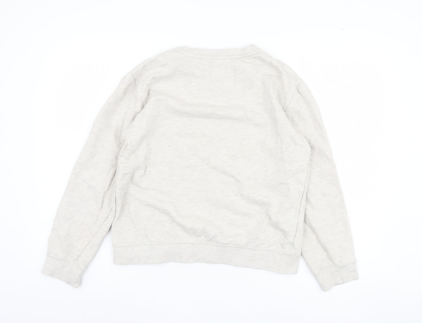 Mango Unisex Beige Sweatshirt Pullover Size 10
