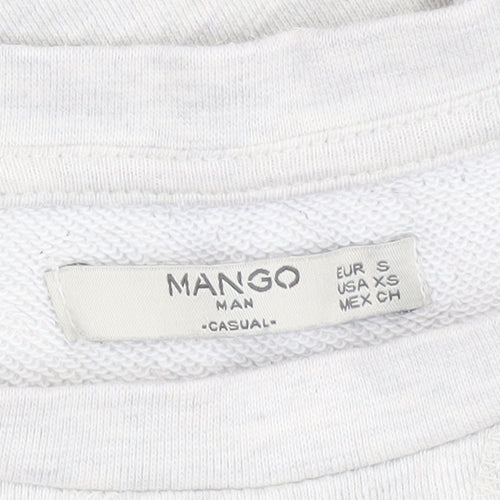 Mango Unisex Beige Sweatshirt Pullover Size 10