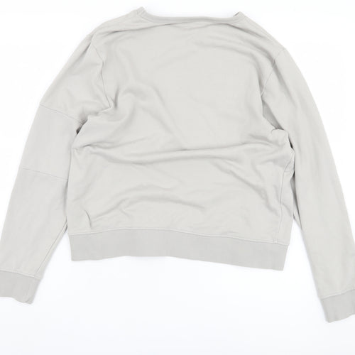 Next Boys Grey Pullover Sweatshirt with Zip Pocket, Size 158