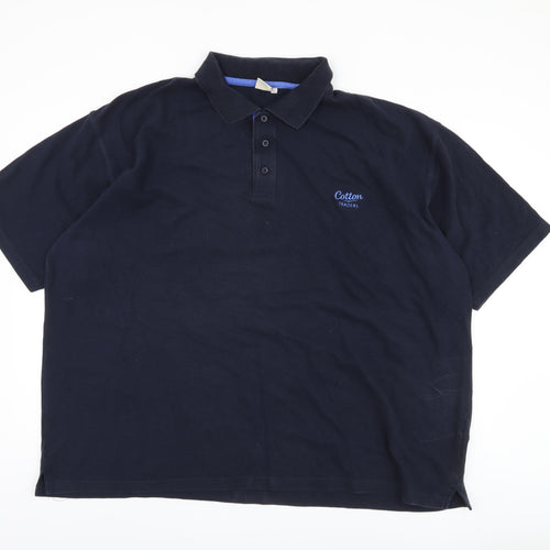 Cotton Traders Men's Blue 4XL Polo Shirt
