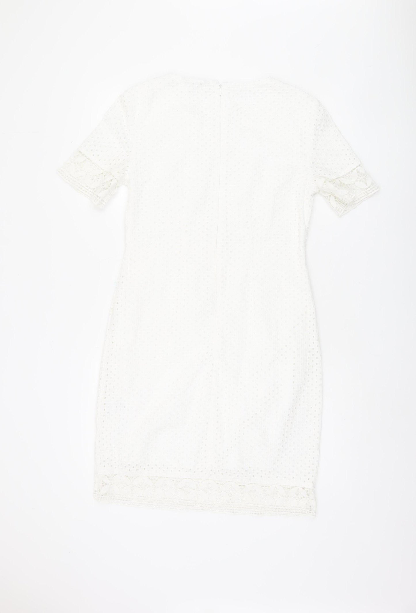 Marks and Spencer Ivory Sheath Dress - Size 8