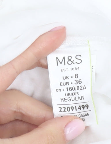 Marks and Spencer Ivory Sheath Dress - Size 8