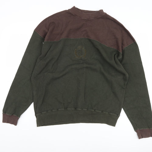 Walker and Shaw Men's Green Pullover Sweatshirt