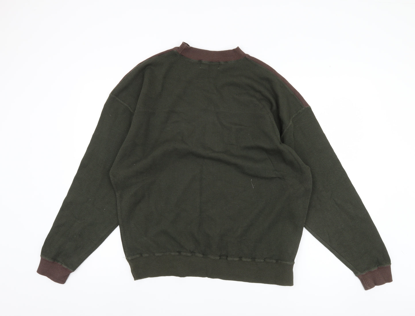 Walker and Shaw Men's Green Pullover Sweatshirt