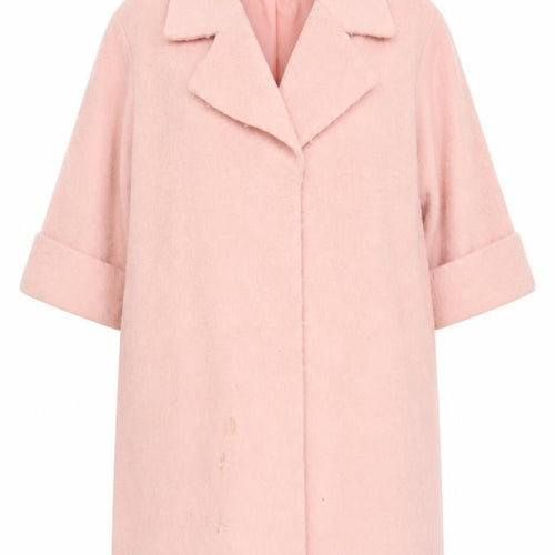 H&M Women’s Pink 3/4 Sleeve Mid-Length Coat 16