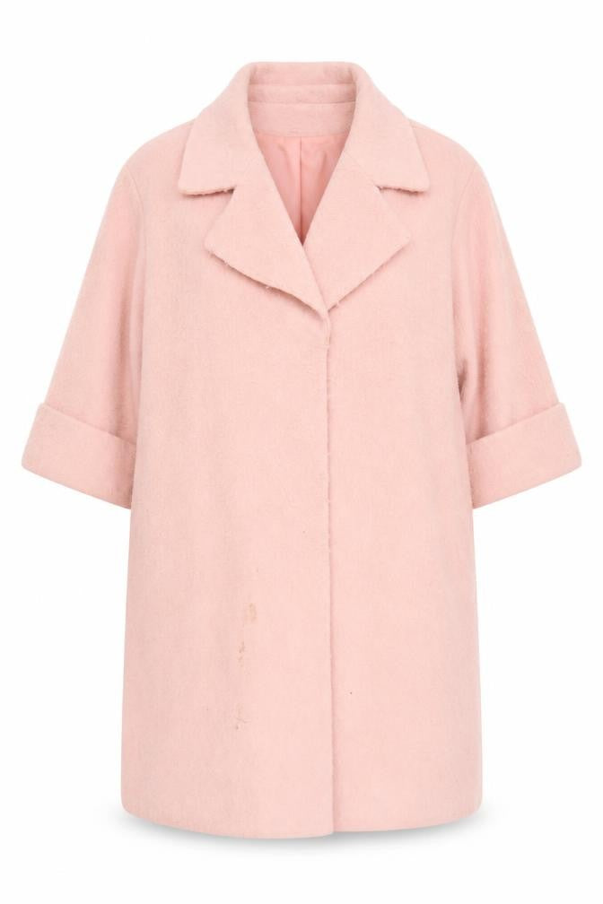 H&M Women’s Pink 3/4 Sleeve Mid-Length Coat 16