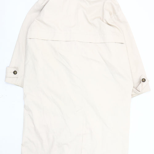 ASOS DESIGN Women's Beige Trench Coat Size 16