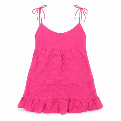 Zara Women's Pink Linen Camisole Tank M Summer