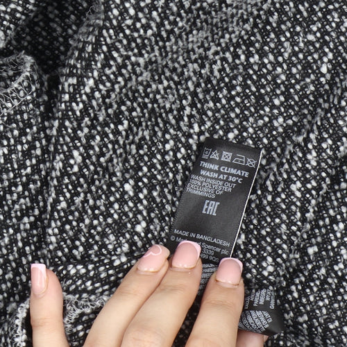Marks and Spencer Women's Grey Long Sleeve Cardigan Size 12