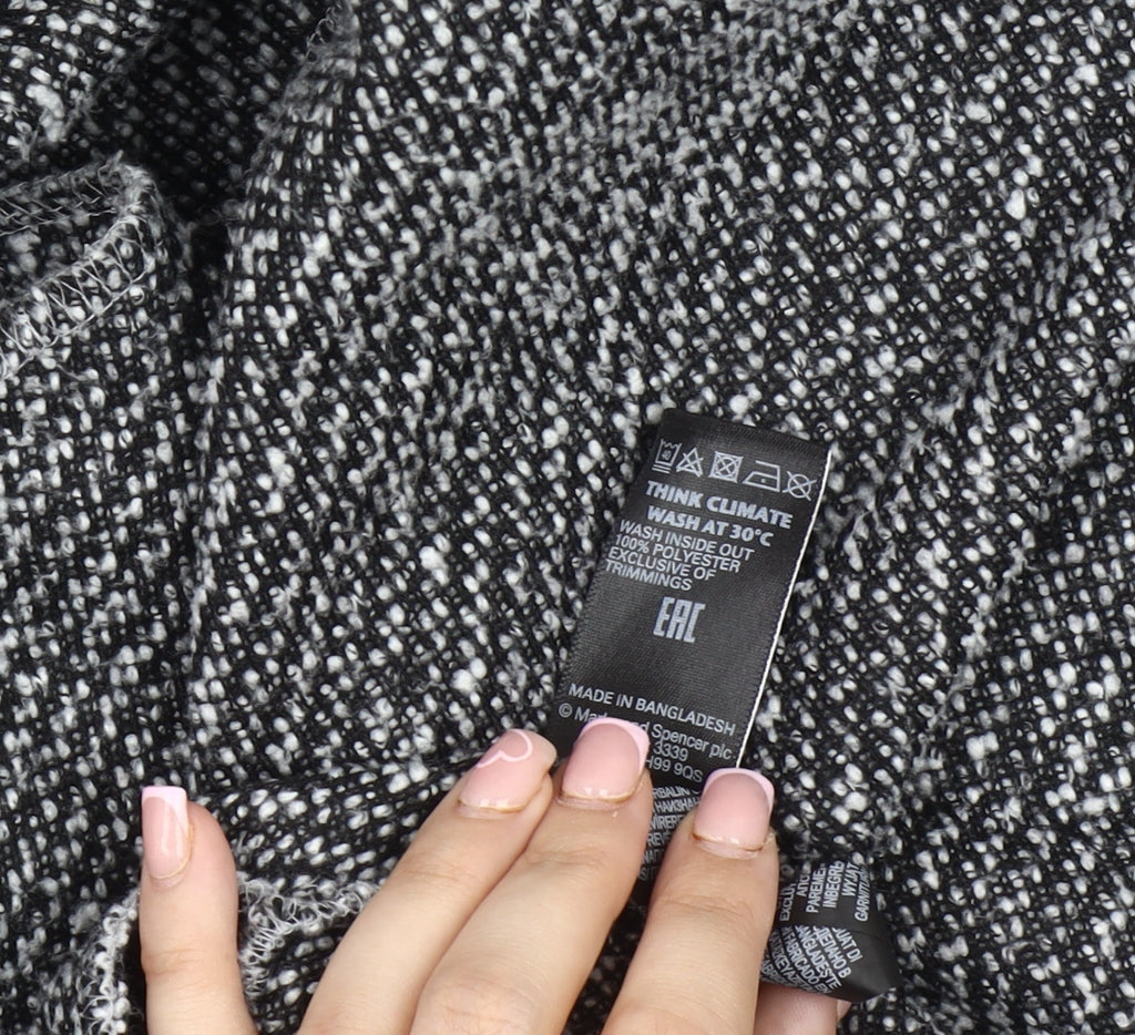 Marks and Spencer Women's Grey Long Sleeve Cardigan Size 12