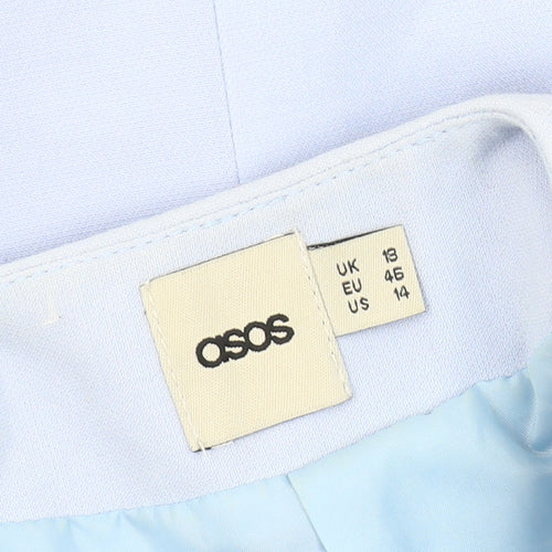 ASOS Women's Blue Blazer - Size 18, Regular Fit
