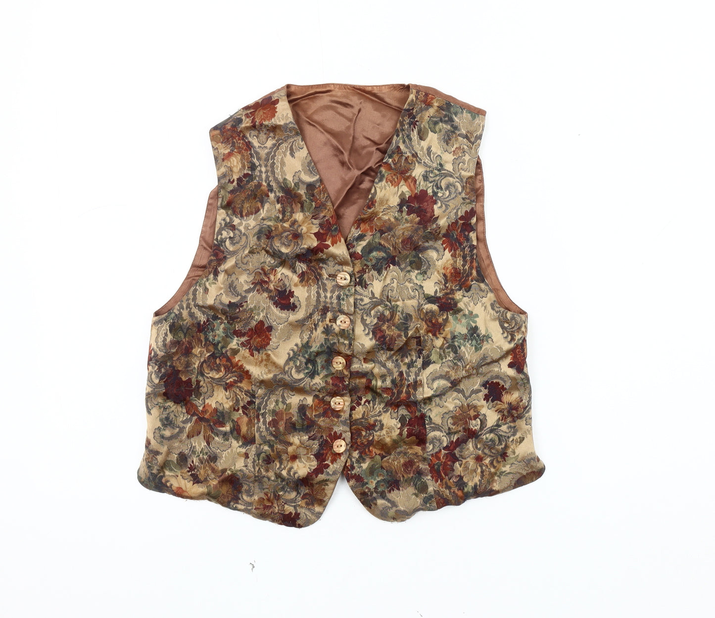 Marks and Spencer Women's Floral Waistcoat, Size 10