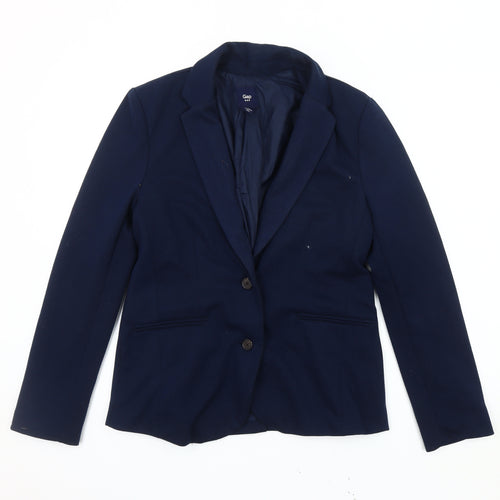 Gap Blue Women's Blazer Jacket, Size 10, Regular Fit