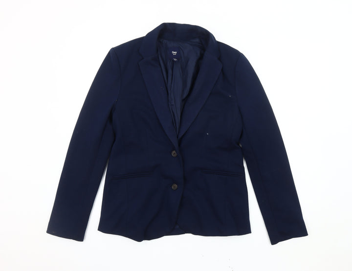 Gap Blue Women's Blazer Jacket, Size 10, Regular Fit
