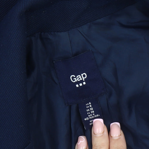 Gap Blue Women's Blazer Jacket, Size 10, Regular Fit