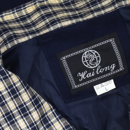 Hai Long Men's Blue L Basic Cotton Jacket
