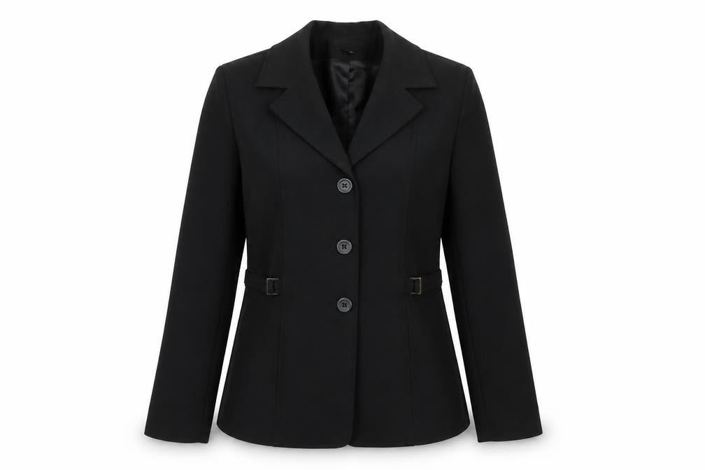 Front view of Kookai Women's Black Blazer, size 10