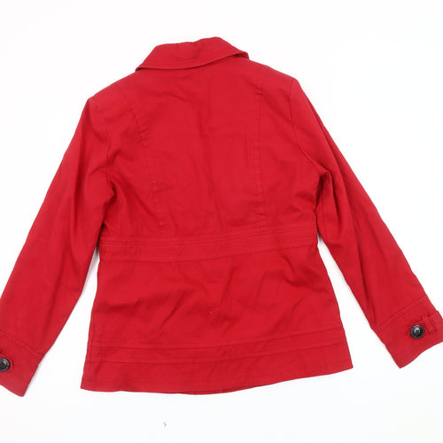 Next Red Women's Size 12 Trench Coat Jacket