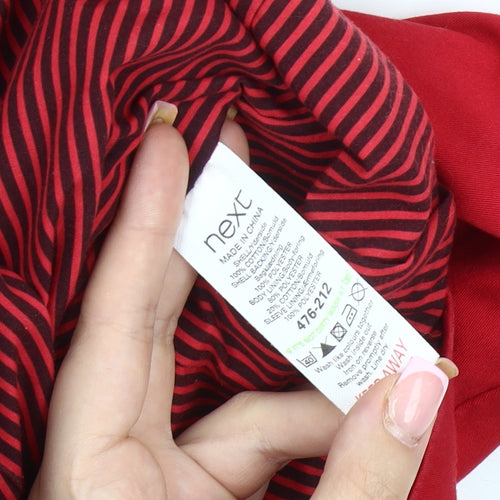 Next Red Women's Size 12 Trench Coat Jacket