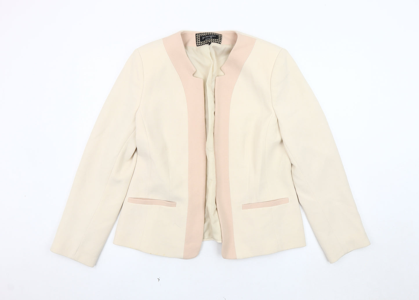 Principles Ivory Women's Suit Jacket Size 14