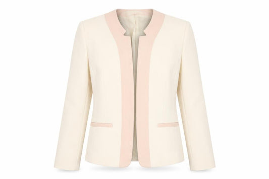 Front view of Principles Ivory Women's Suit Jacket, size 14