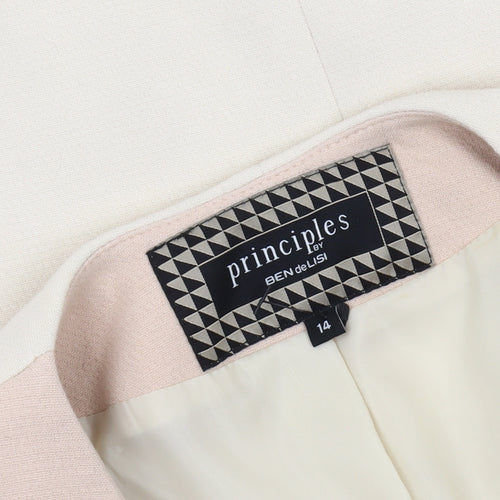 Principles Ivory Women's Suit Jacket Size 14