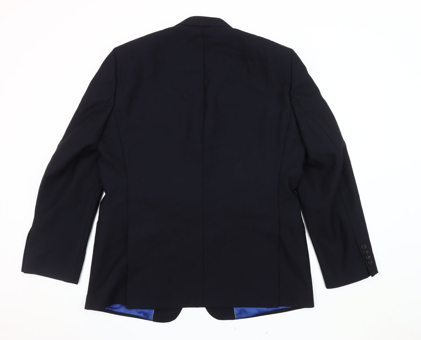 Magee Men’s Blue Blazer 38R Jacket Notch Lapel Formal
