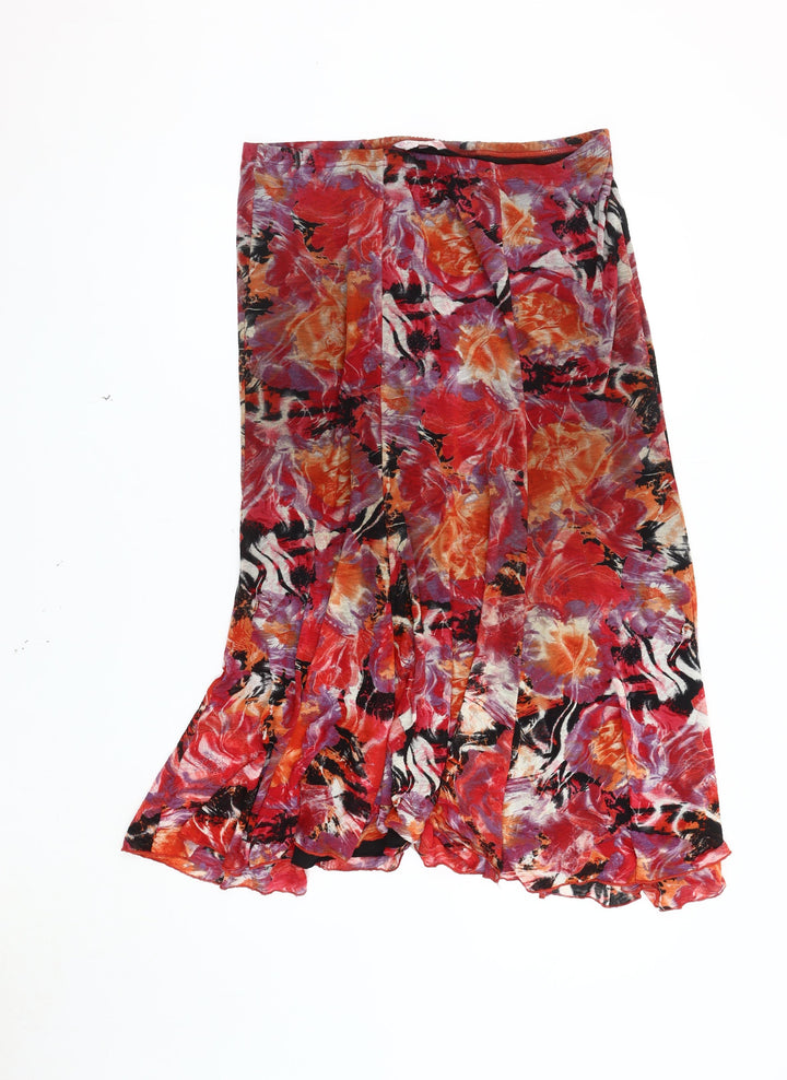 Michele Hope Women's Floral Skirt, Multicoloured, Size 14