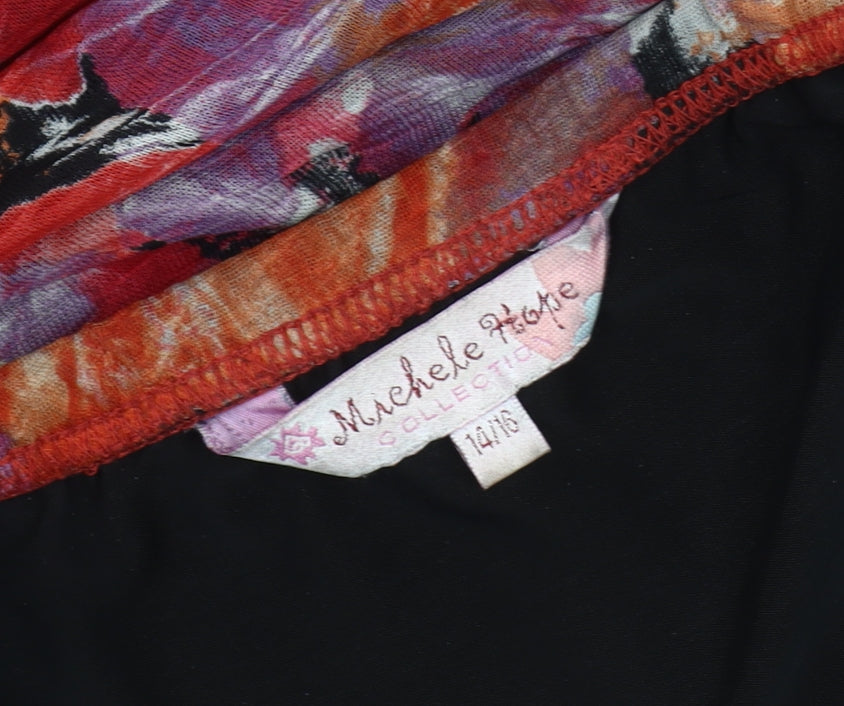 Michele Hope Women's Floral Skirt, Multicoloured, Size 14