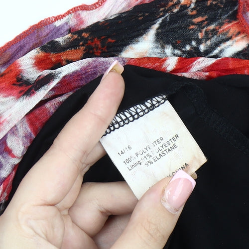 Michele Hope Women's Floral Skirt, Multicoloured, Size 14