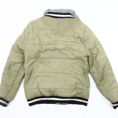 Supply & Demand Men's Green Bomber Jacket M