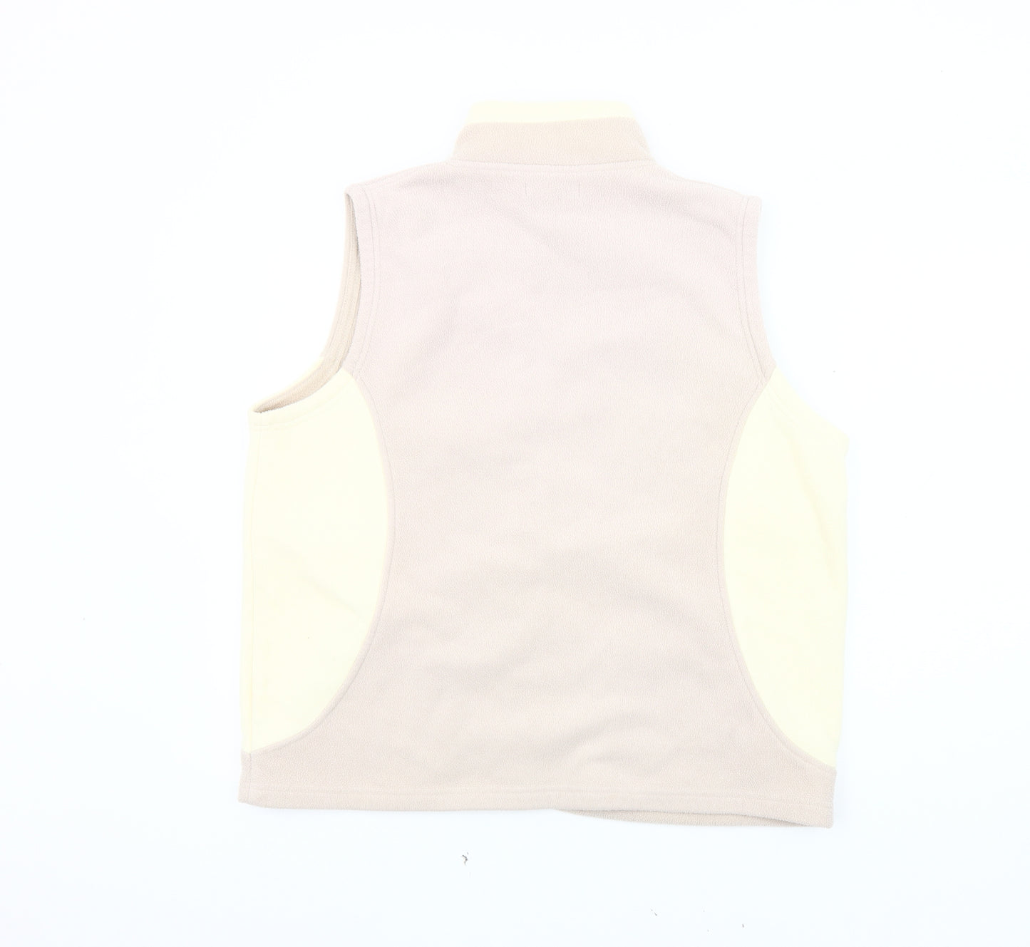 Bonmarché Women's Beige Bodywarmer, Medium, Zip Closure