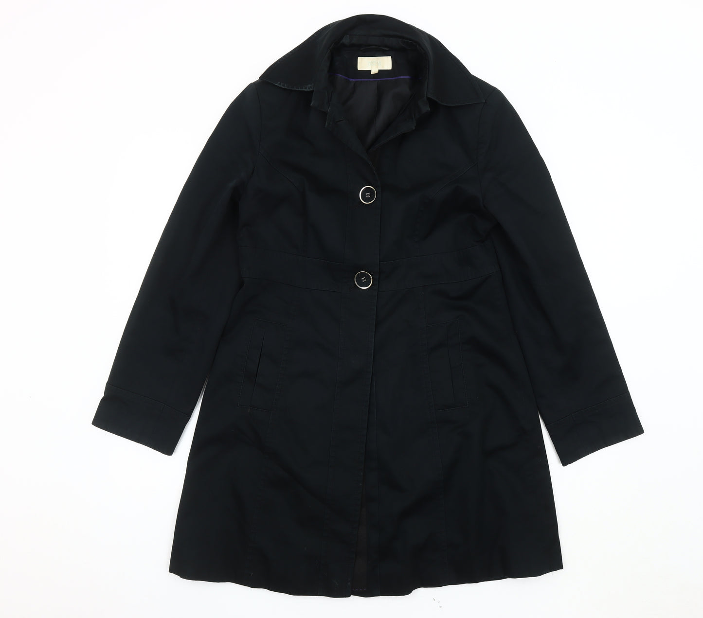 Marks and Spencer Women's Black Trench Coat Size 10