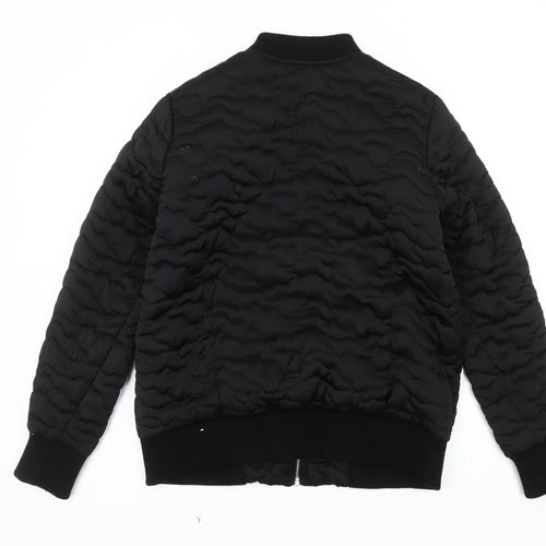 Marks and Spencer Women's Black Bomber Jacket Size 12